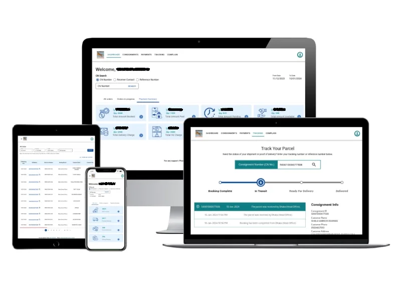Logistic Dashboard screenshot 1